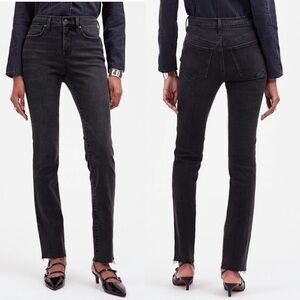 Madewell NWOT Stovepipe Mid Rise Stretch Jeans in Armand Wash size 28